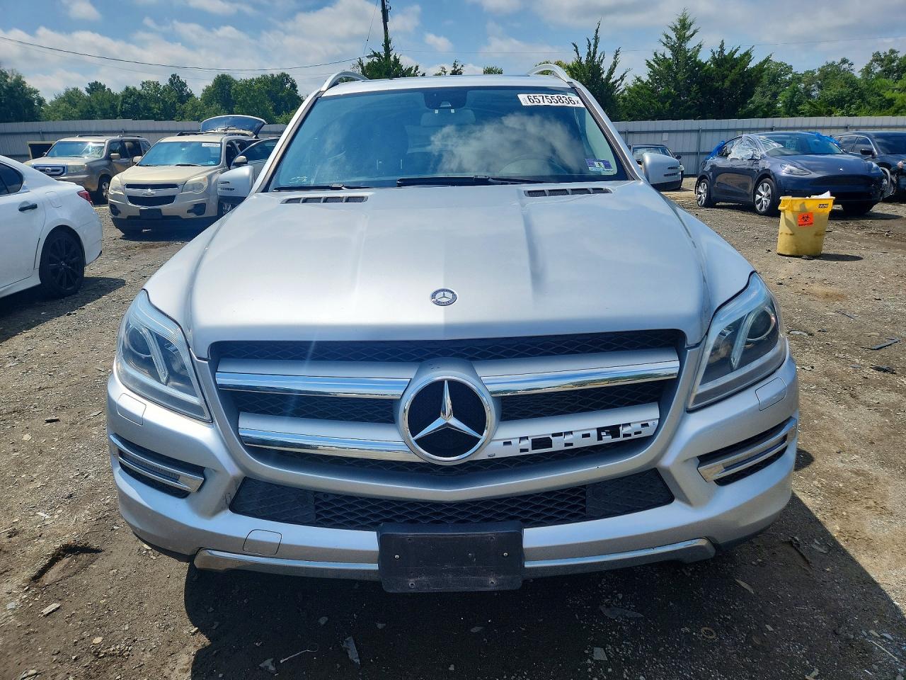 2013 Mercedes-benz Gl 450 4matic Silver vin: 4JGDF7CE7DA158167