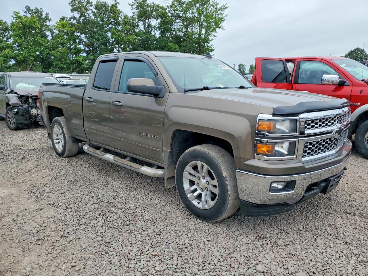 2015 Chevrolet Silverado K1500 Lt Brown vin: 1GCVKREC0FZ323430