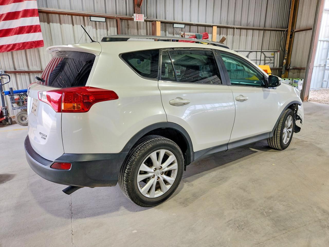 2013 Toyota Rav4 Limited White vin: 2T3DFREV8DW085096