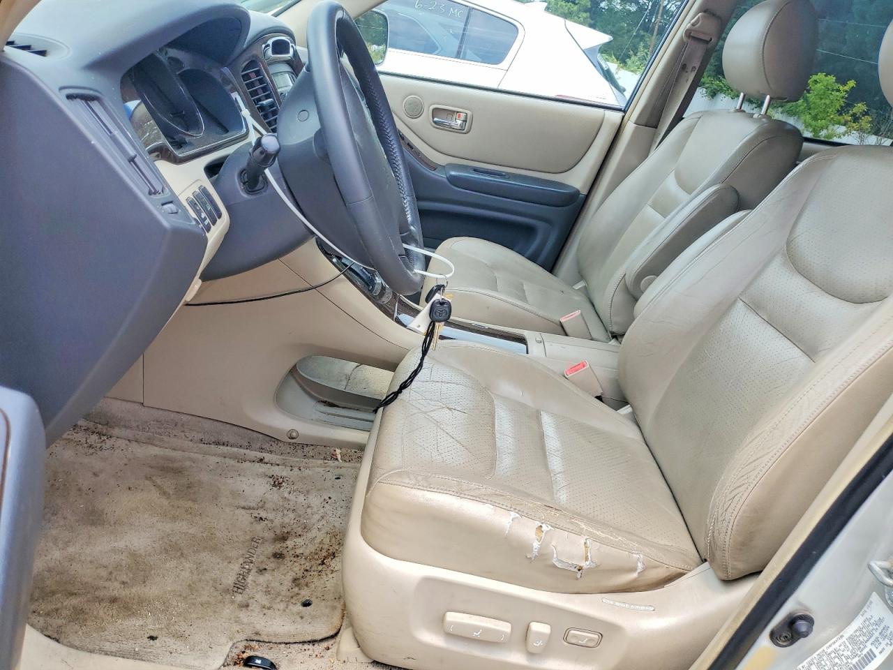 2003 Toyota Highlander Limited Серебряный vin: JTEHF21A930110470