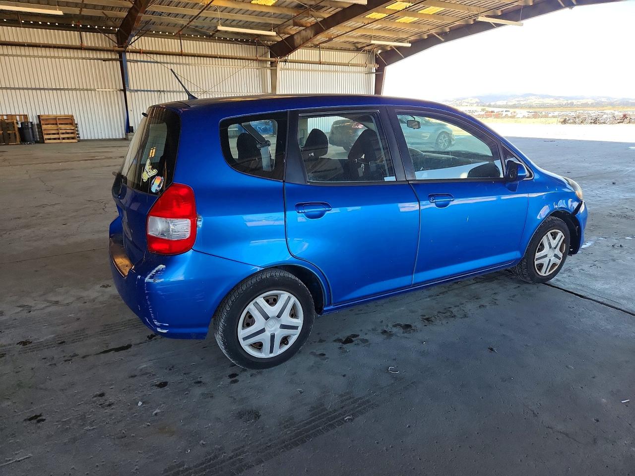 2008 Honda Fit Blue vin: JHMGD38408S017634