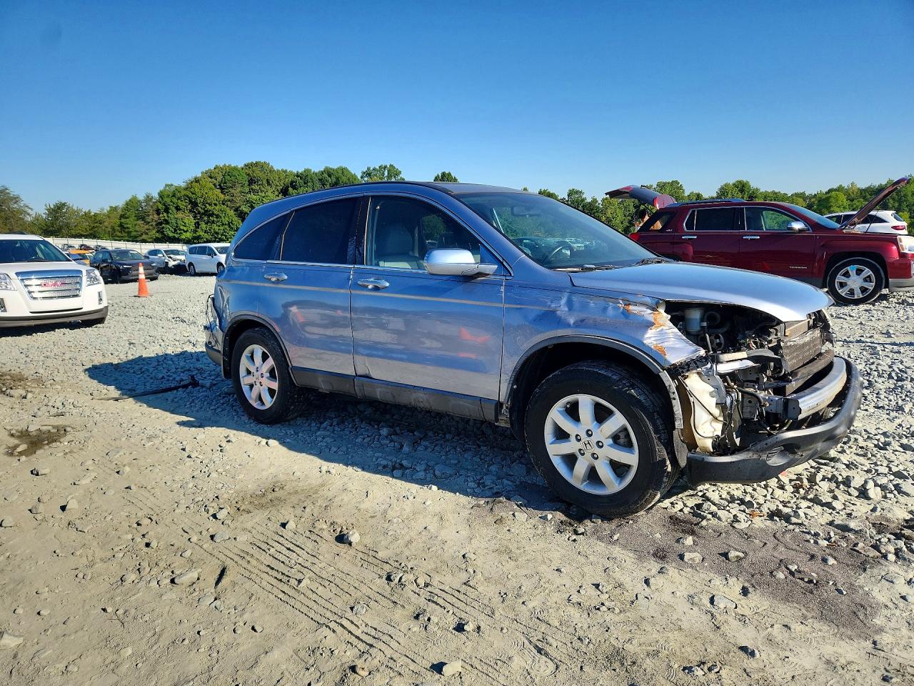 2009 Honda Cr-v Exl Silver vin: 5J6RE38729L001927