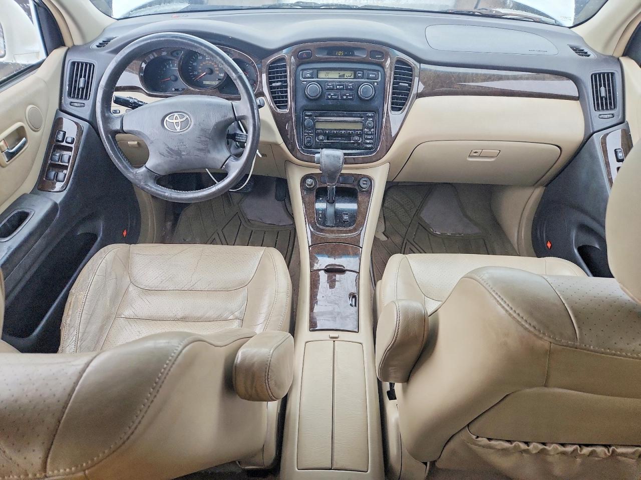 2002 Toyota Highlander Limited White vin: JTEGF21A720042244