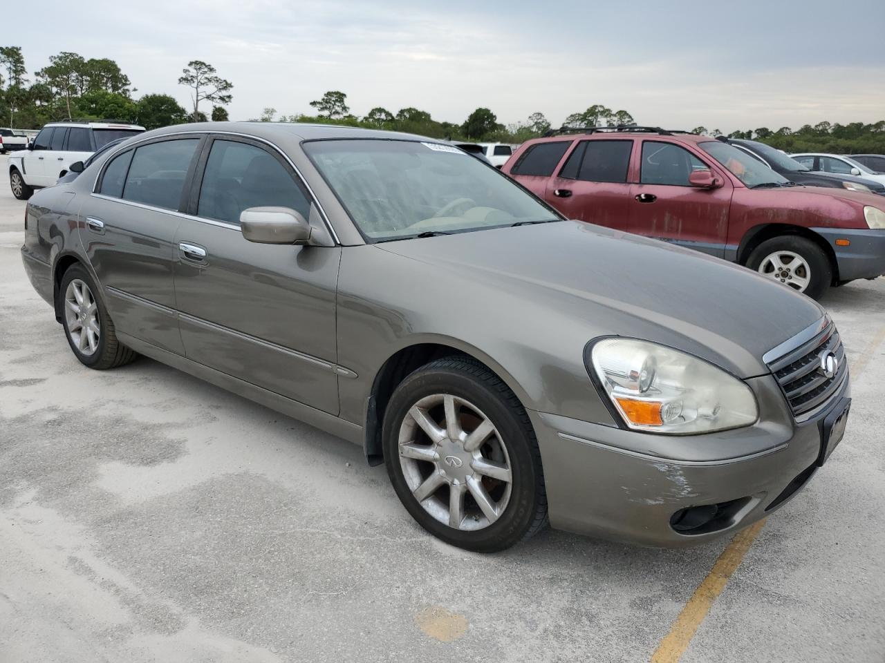 2005 Infiniti Q45 Gray vin: JNKBF01A85M100893
