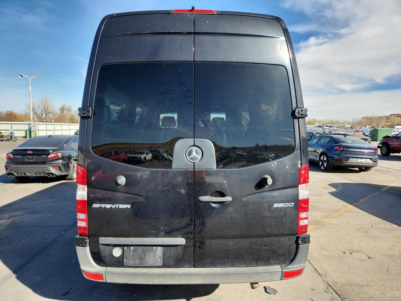 2017 Mercedes-benz Sprinter 2500 Black vin: 8BRPE7CD4HE131727