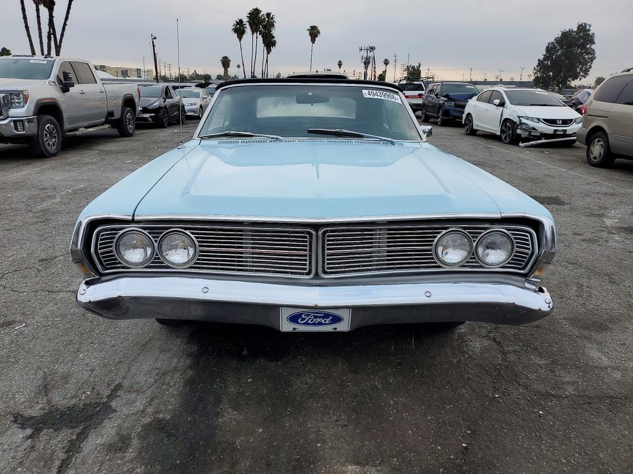 1968 Ford Galaxie 500 Blue vin: 8E57Y209890