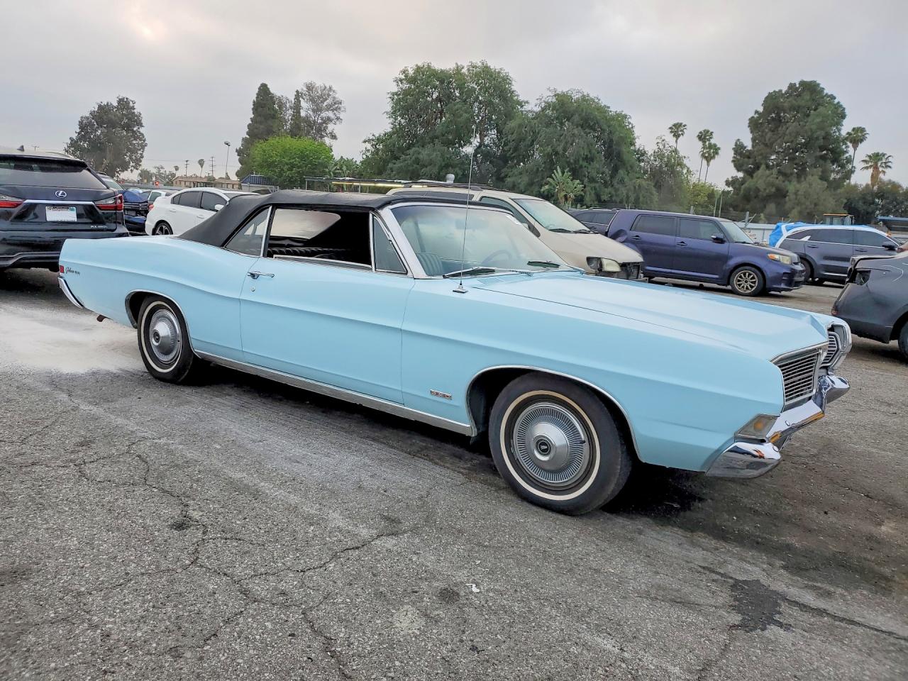 1968 Ford Galaxie 500 Blue vin: 8E57Y209890