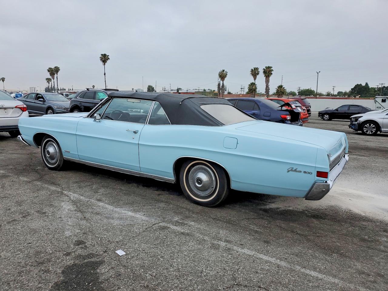 1968 Ford Galaxie 500 Blue vin: 8E57Y209890