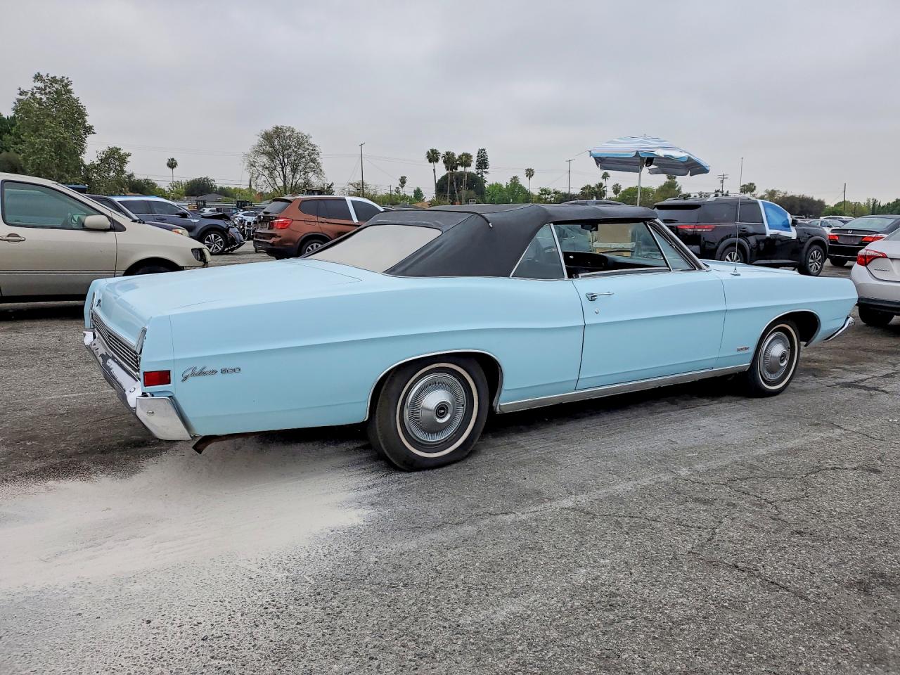 1968 Ford Galaxie 500 Blue vin: 8E57Y209890