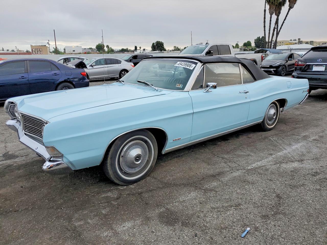 1968 Ford Galaxie 500 Blue vin: 8E57Y209890
