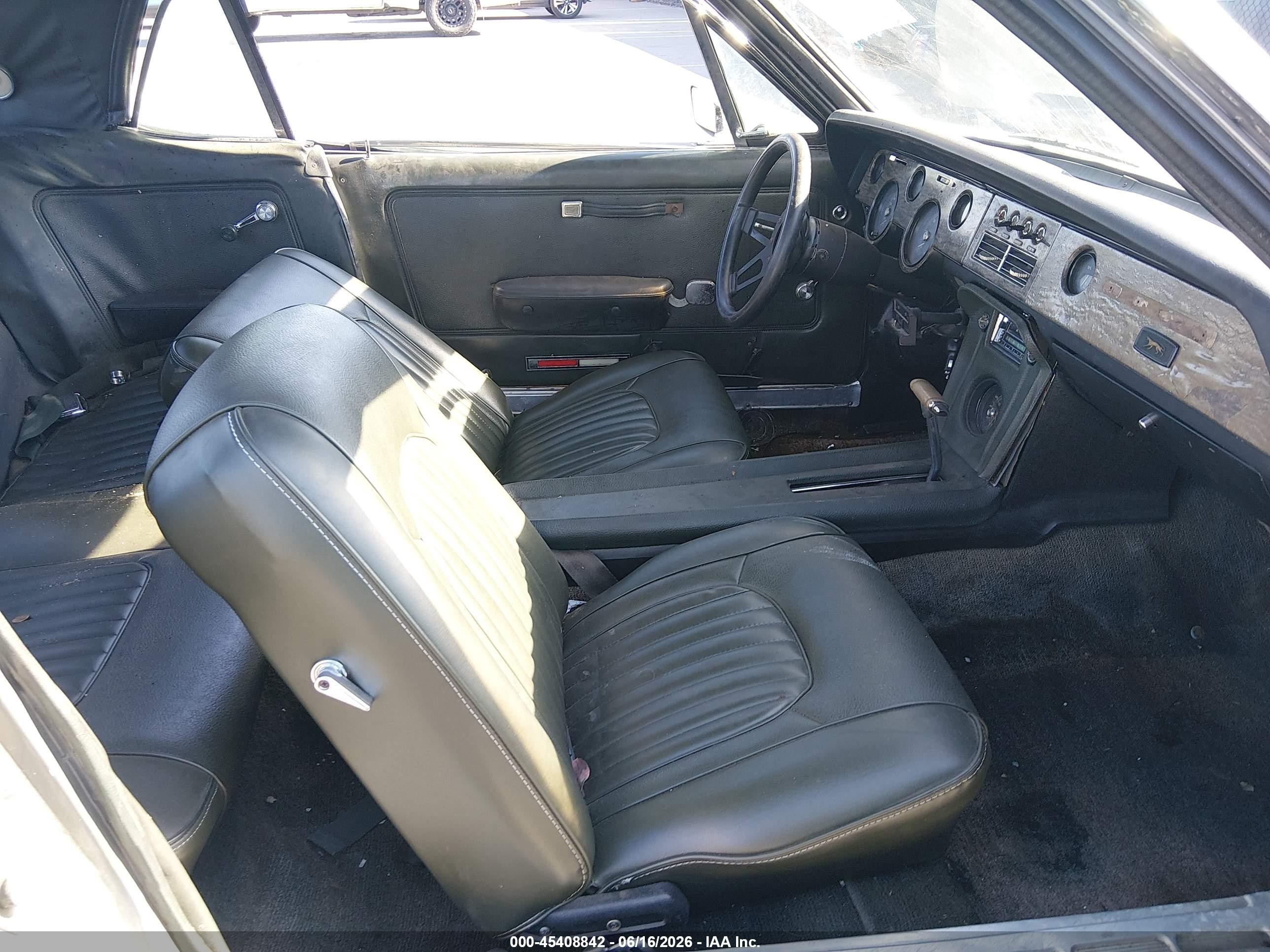 1970 Mercury Cougar Gray vin: 8F93F522051