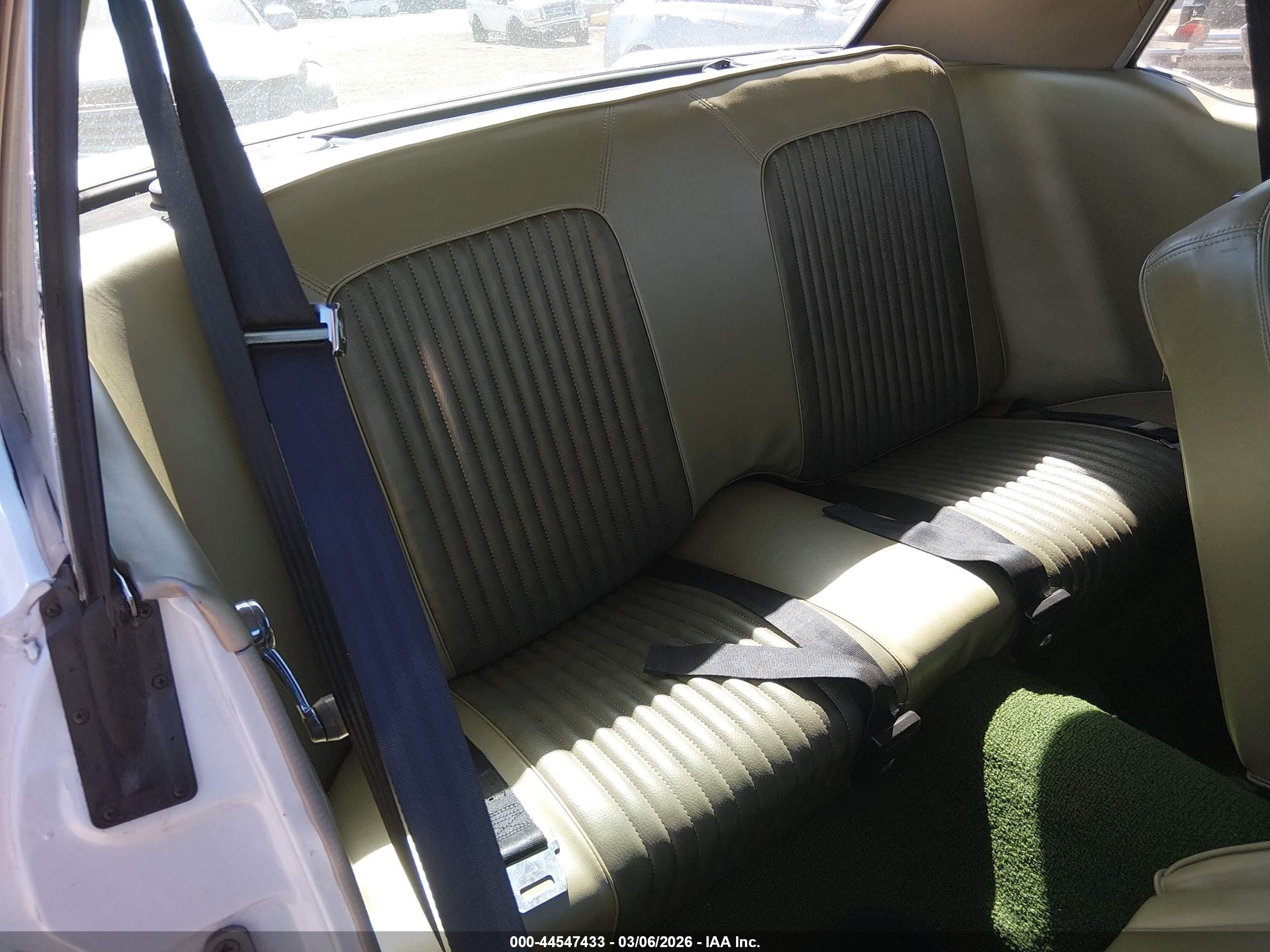 1968 Ford Mustang   Белый vin: 8R01C119376      