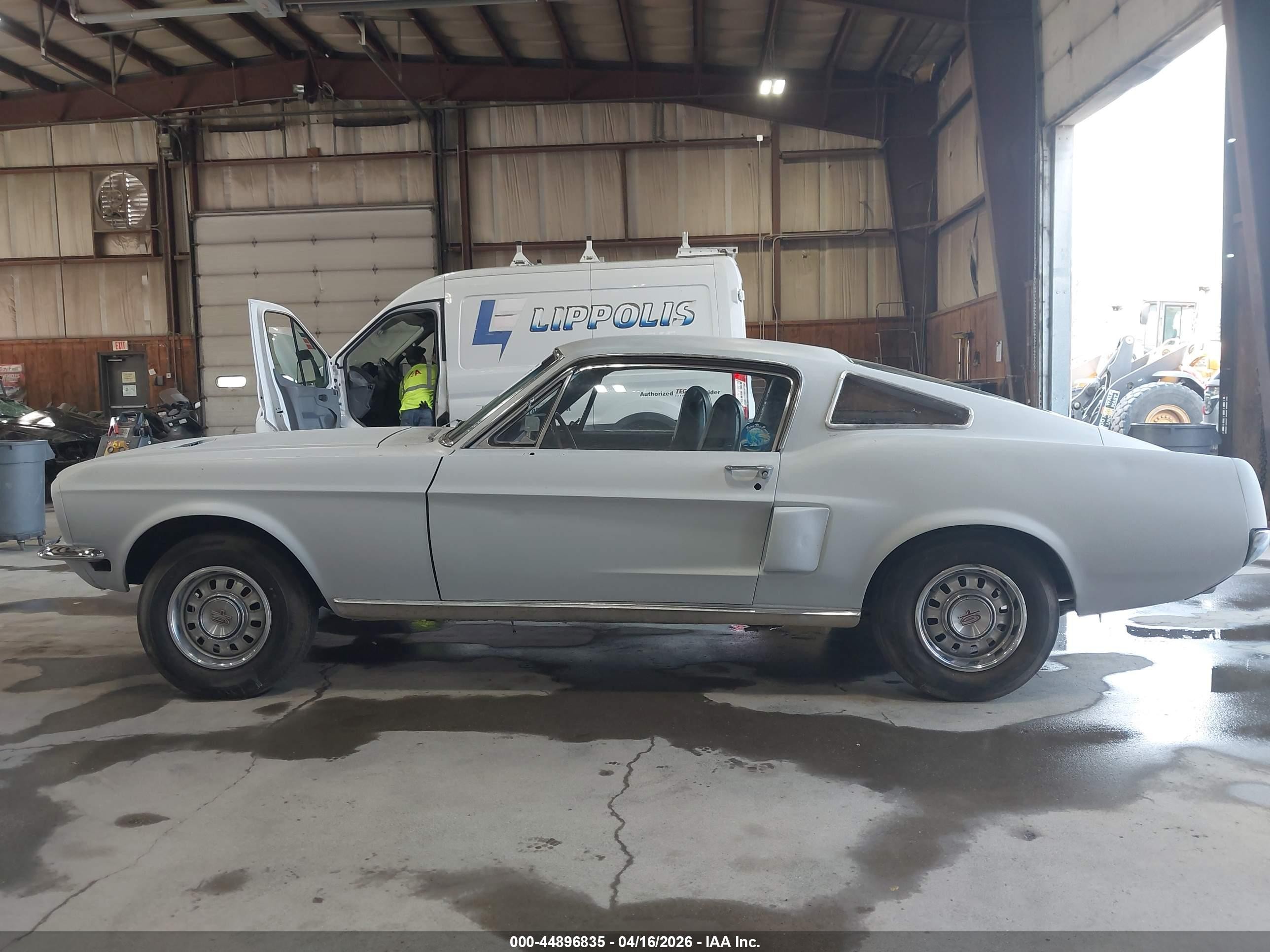 1968 Ford Mustang   Серый vin: 8T02J168744      