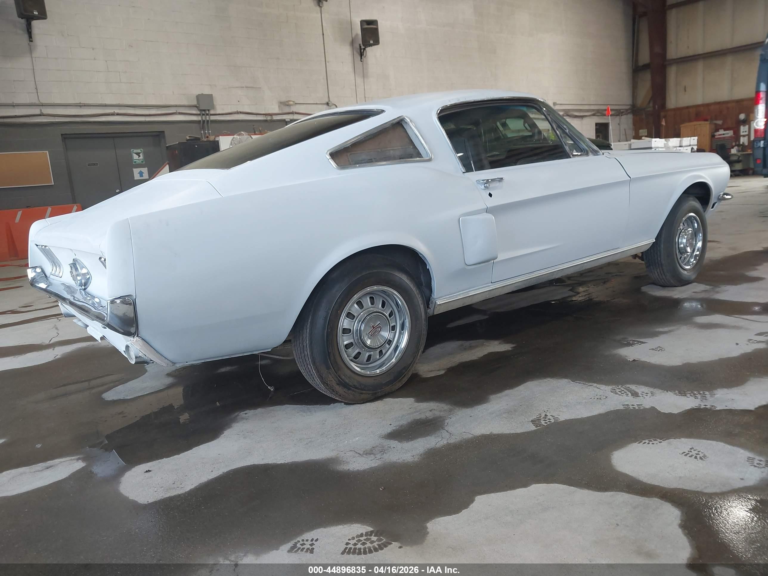 1968 Ford Mustang   Серый vin: 8T02J168744      