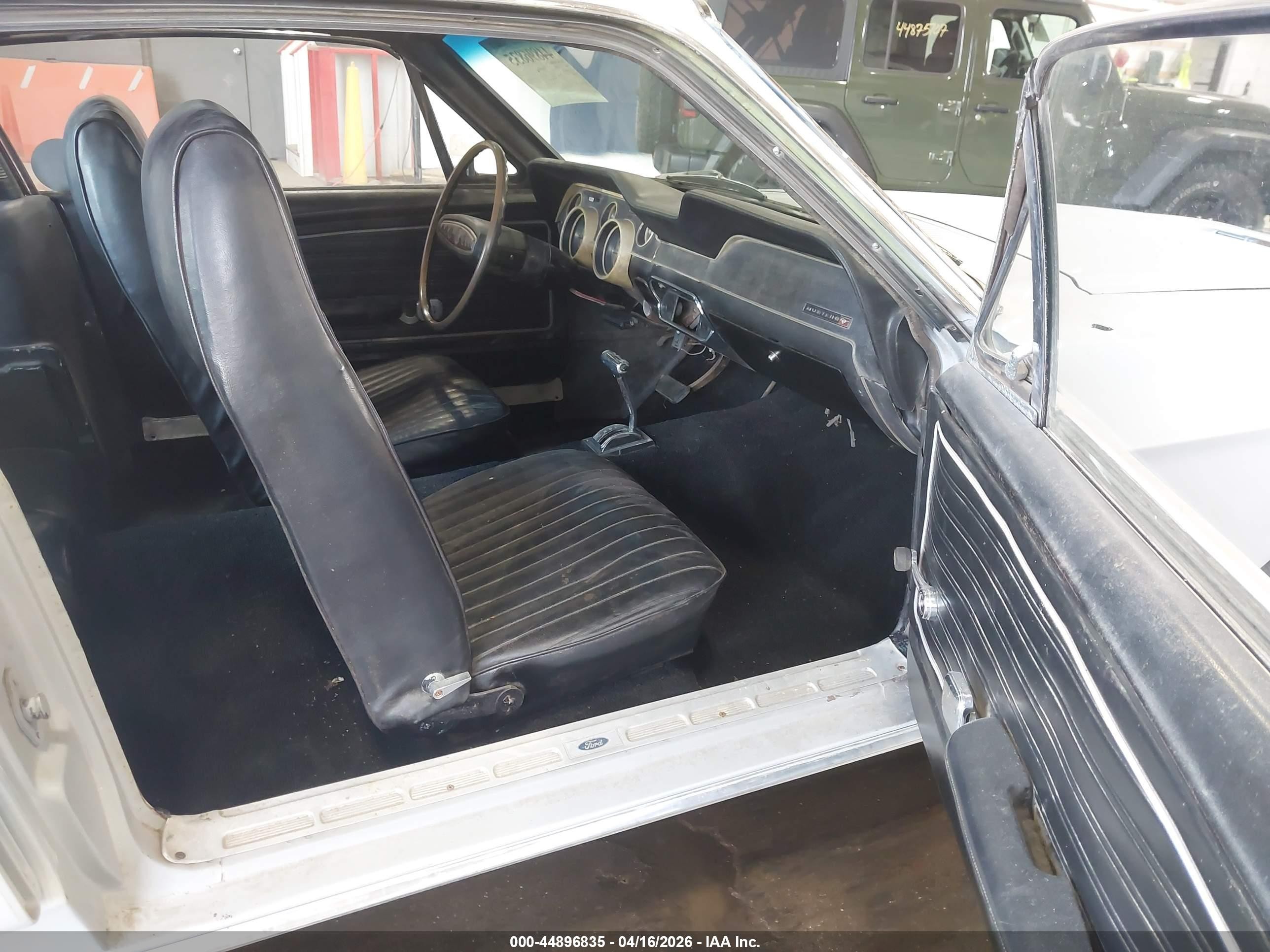1968 Ford Mustang   Серый vin: 8T02J168744      