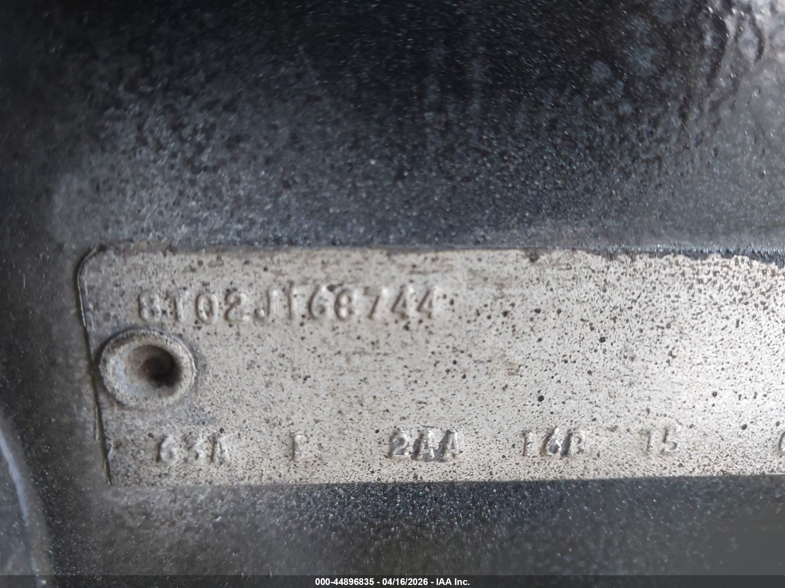 1968 Ford Mustang   Серый vin: 8T02J168744      
