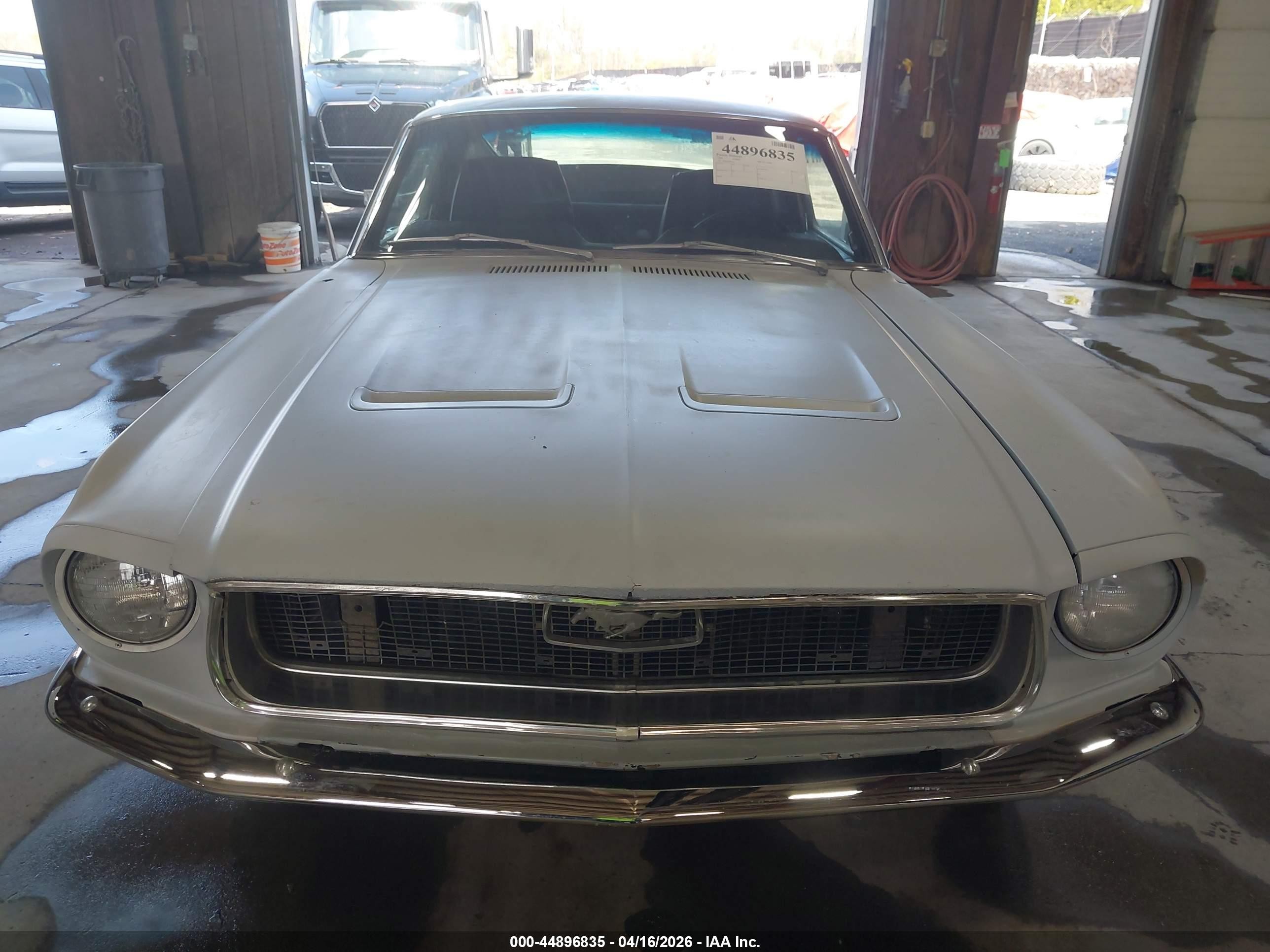 1968 Ford Mustang   Серый vin: 8T02J168744      