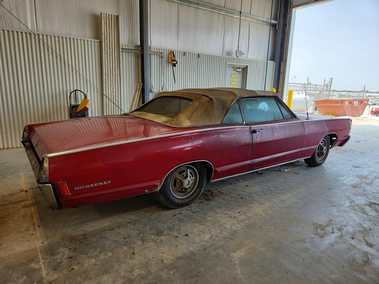 1968 Mercury Uk Red vin: 8Z45X595517