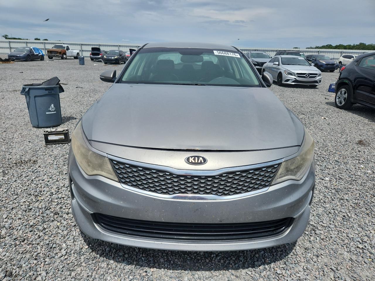 2016 Kia Optima Ex Gray vin: 5XXGU4L37GG106230