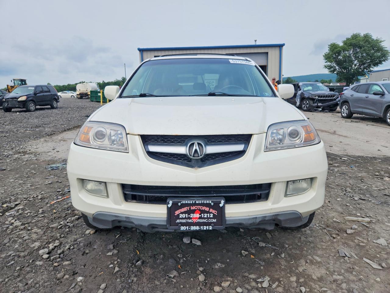 2006 Acura Mdx Touring White vin: 2HNYD18906H541645
