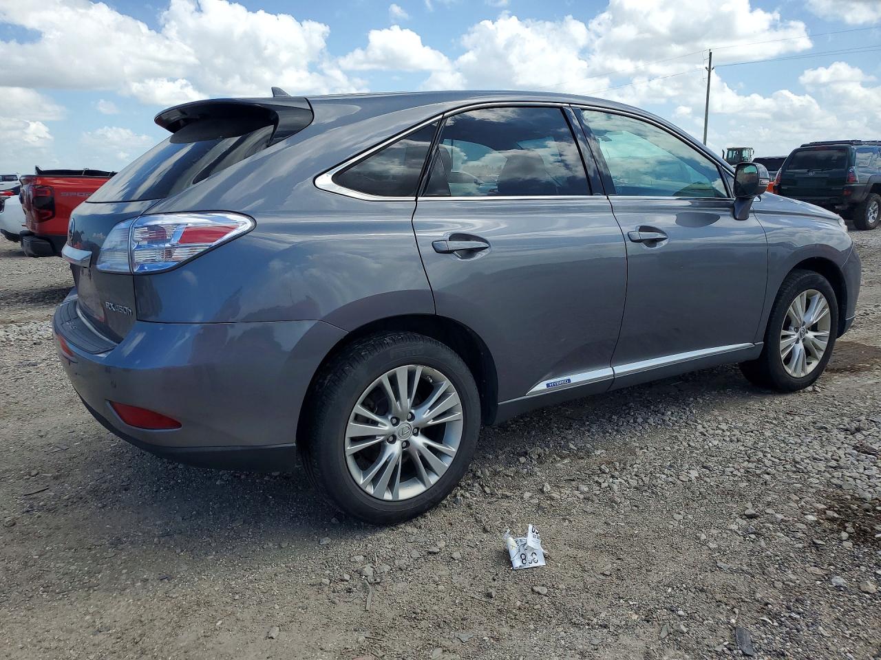 2012 Lexus Rx 450h Gray vin: JTJZB1BA9C2408189