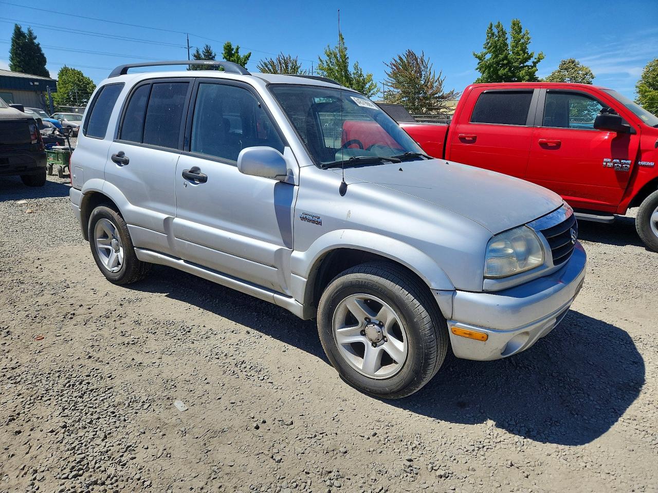 2003 Suzuki Grand Vitara Jlx Limited Silver vin: JS3TD62V334102646
