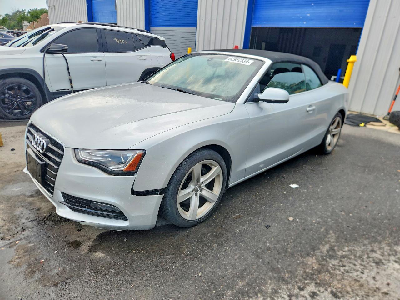 2014 Audi A5 Premium Plus Silver vin: WAULFAFH6EN013969