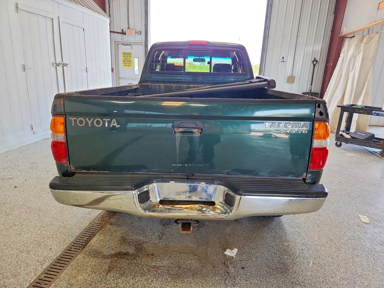 2003 Toyota Tacoma Xtracab Green vin: 5TEWN72N93Z238544