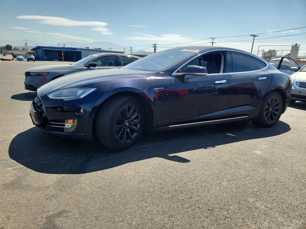 2014 Tesla Model S Black vin: 5YJSA1H19EFP52751