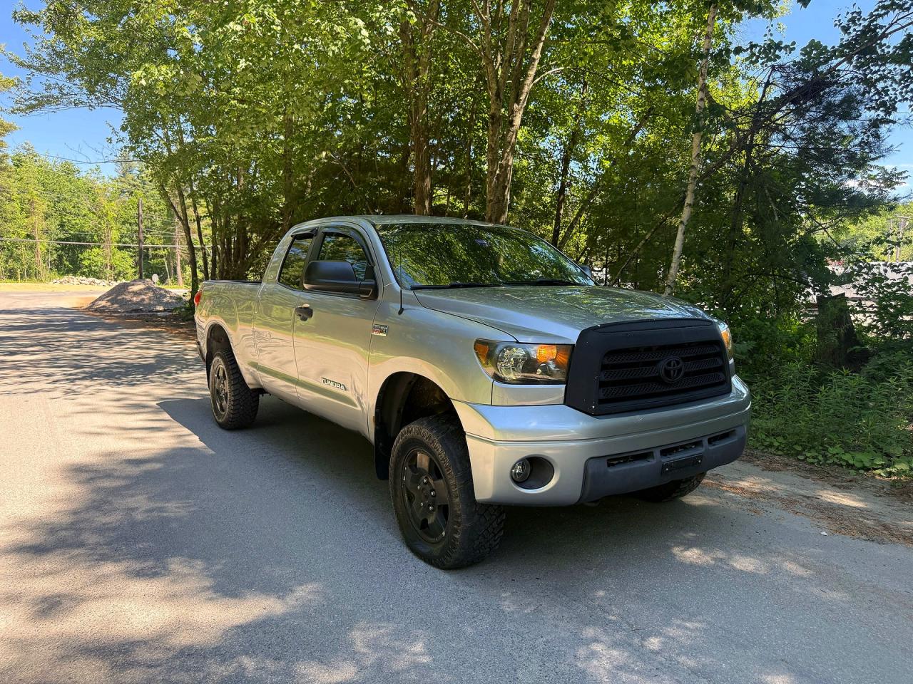 2007 Toyota Tundra Double Cab Sr5 Серебряный vin: 5TBBV54177S485991