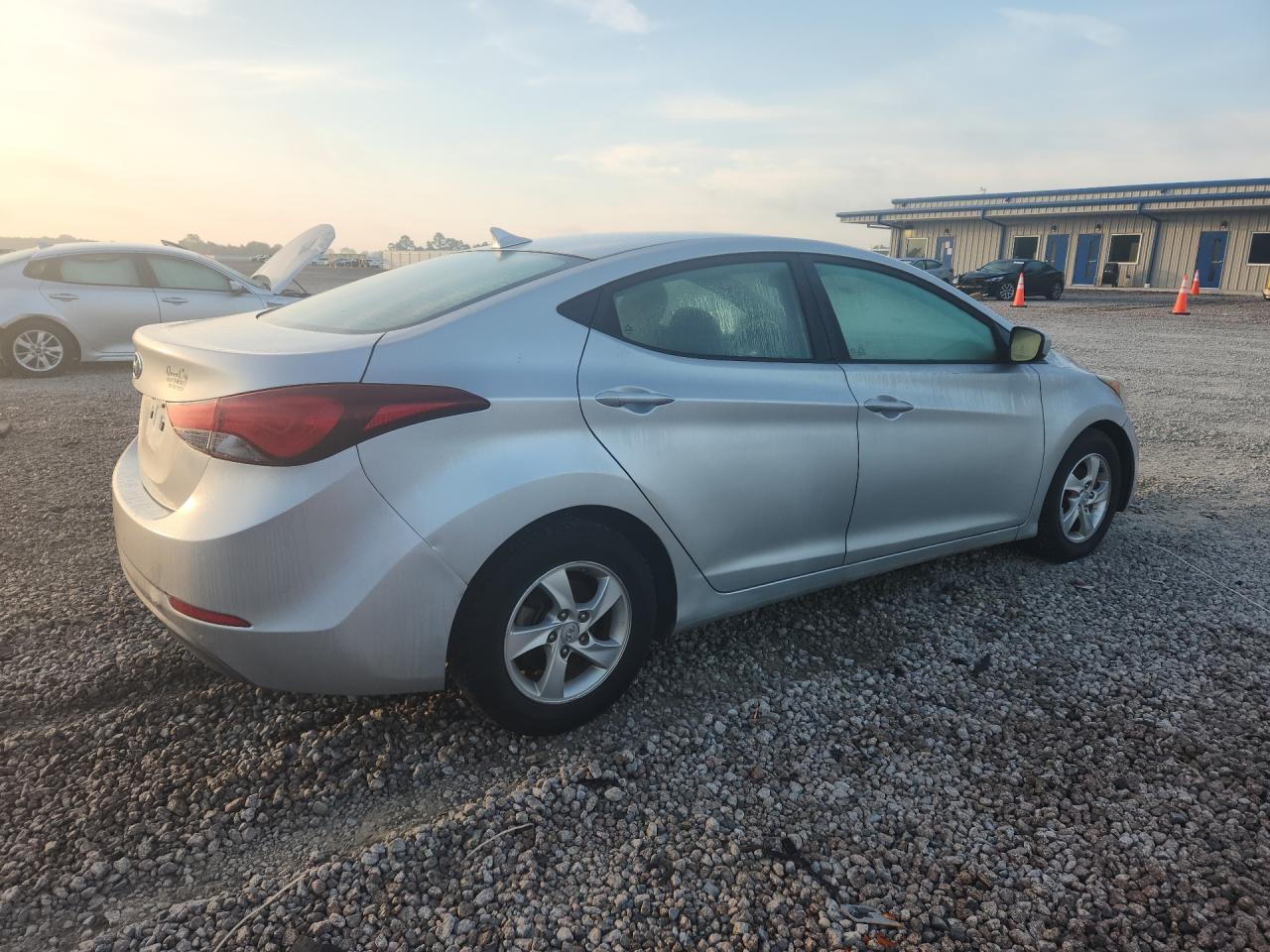 2014 Hyundai Elantra Se Серебряный vin: 5NPDH4AE2EH504233