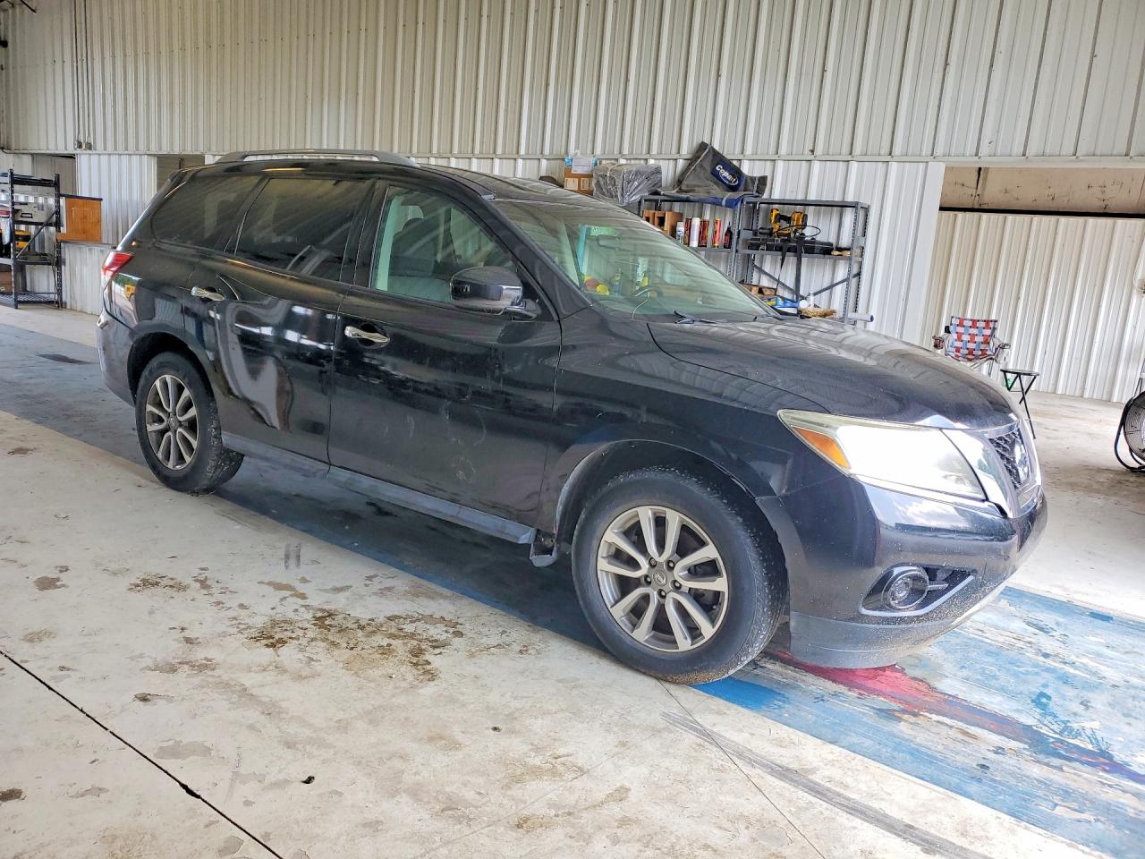 2013 Nissan Pathfinder S Black vin: 5N1AR2MN2DC608825
