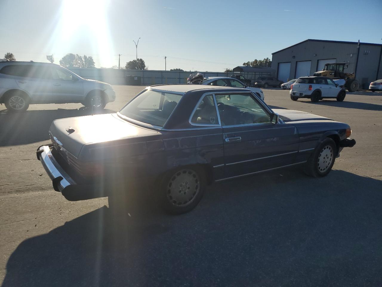 1988 Mercedes-benz 560 Sl Blue vin: WDBBA48D0JA082911