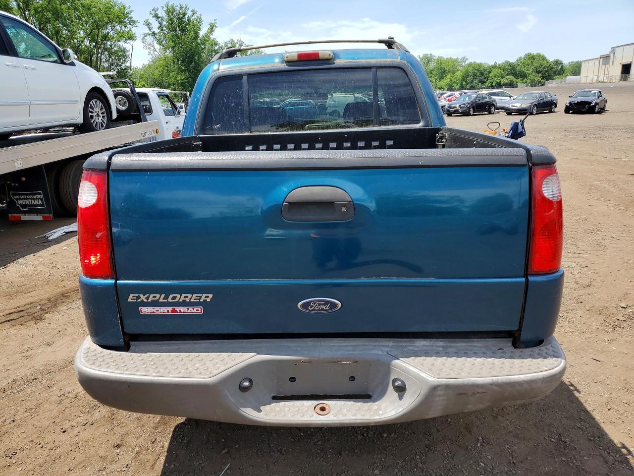 2001 Ford Explorer Sport Trac Green vin: 1FMZU77E01UC12702
