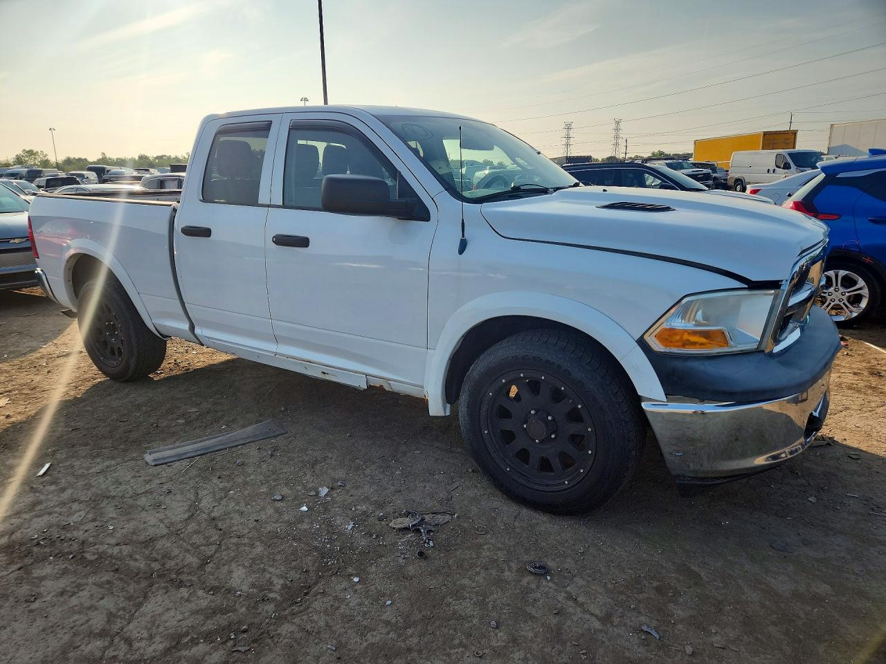 2011 Dodge Ram 1500 White vin: 1D7RV1GP6BS686236
