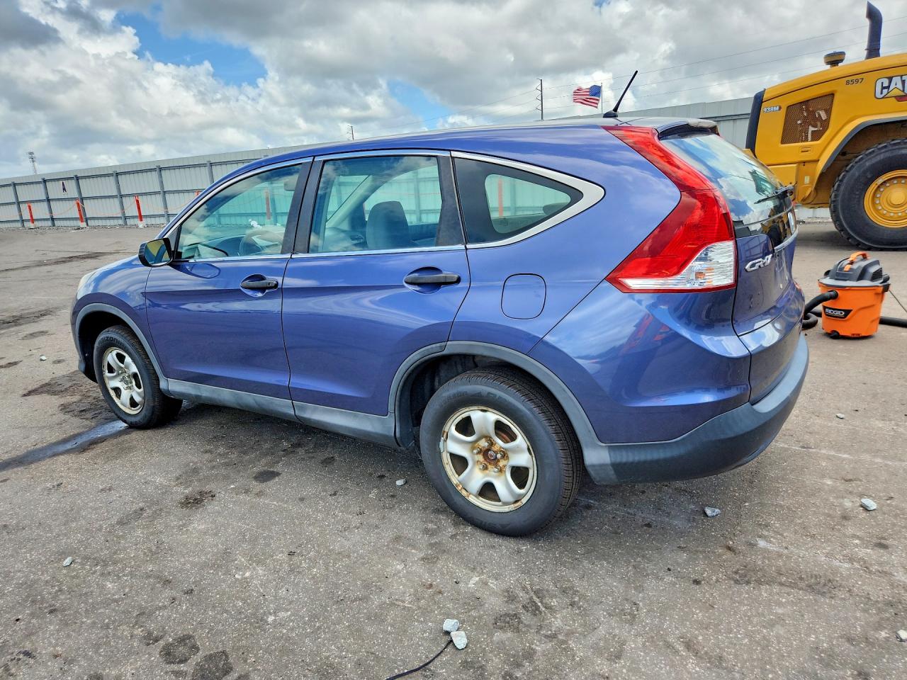 2014 Honda Cr-v Lx Blue vin: 2HKRM4H33EH661095