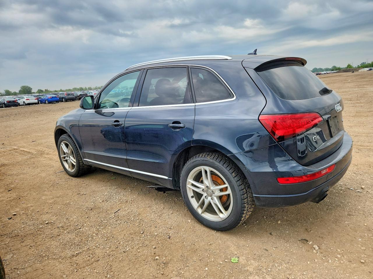 2014 Audi Q5 Premium Plus Blue vin: WA1LFAFP3EA035343