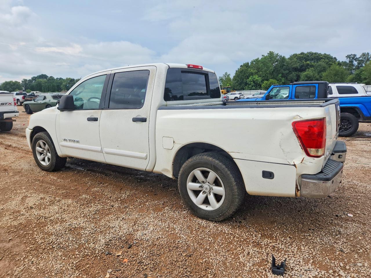 2009 Nissan Titan Xe Ffv White vin: 1N6BA07D69N316529