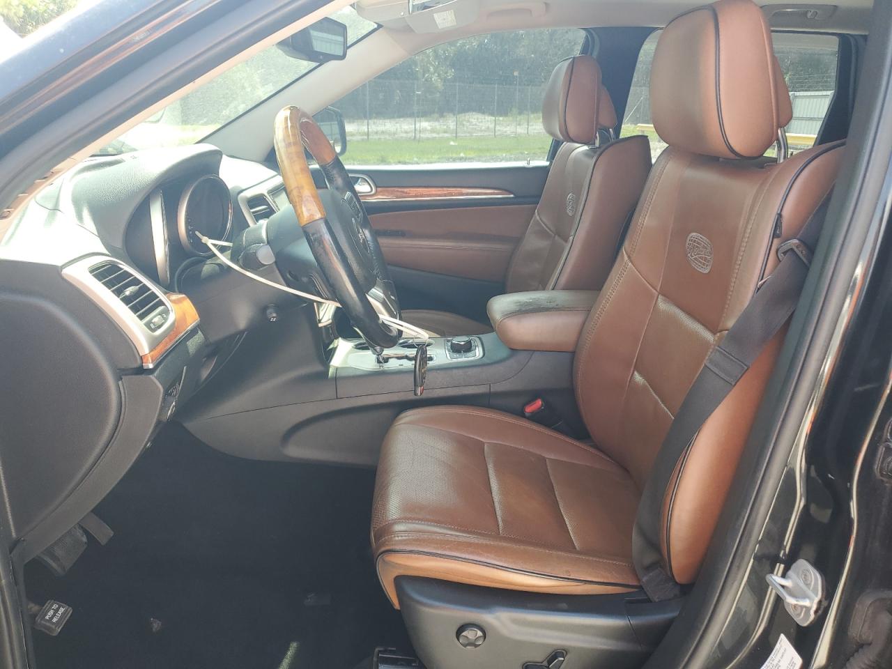 2012 Jeep Grand Cherokee Overland Black vin: 1C4RJFCT8CC182157