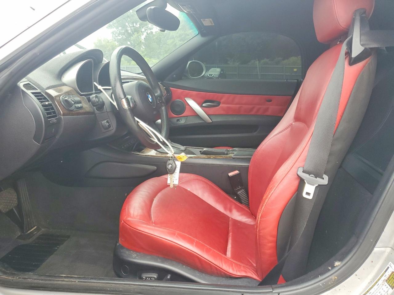 2007 Bmw Z4 3.0 Silver vin: 4USBU33567LW73688