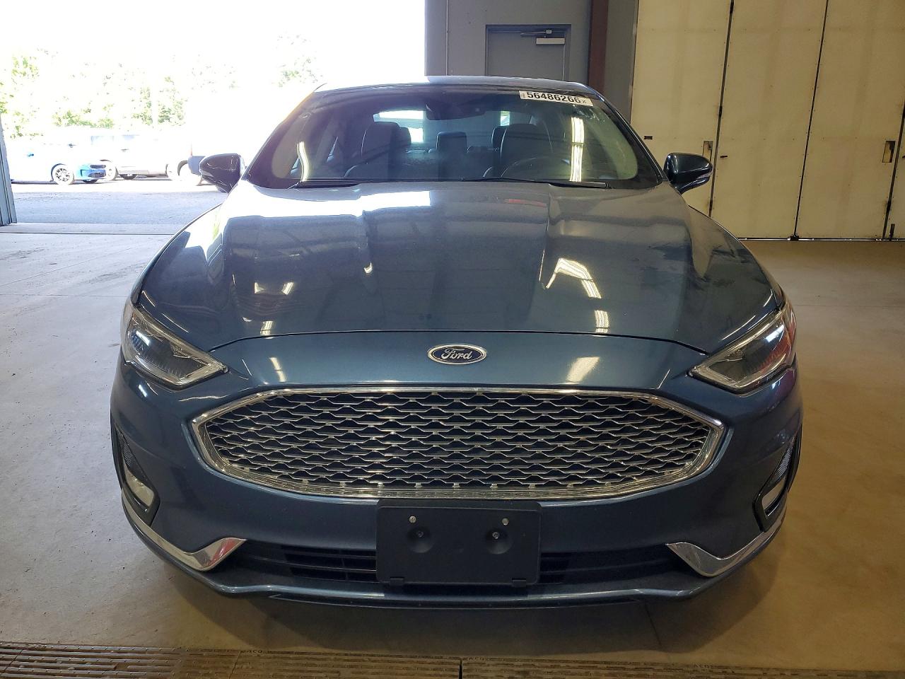 2019 Ford Fusion Titanium Blue vin: 3FA6P0SU4KR212849