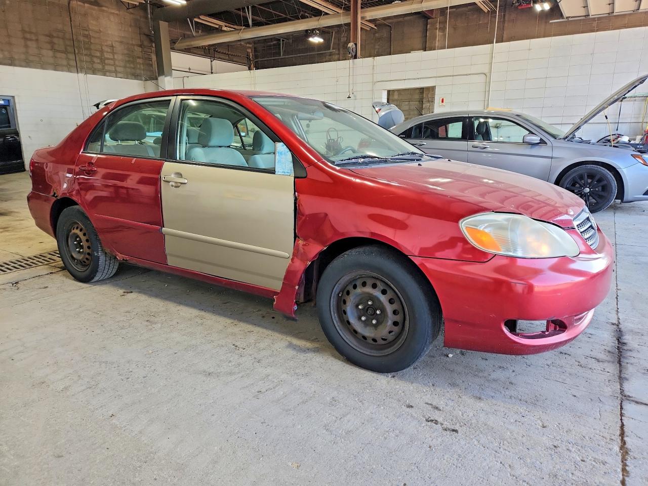 2008 Toyota Corolla Le Maroon vin: 1NXBR30E98Z937702