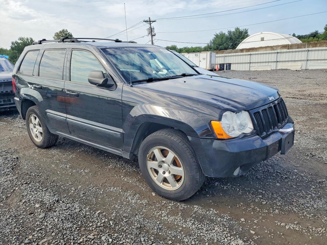 2008 Jeep Grand Cherokee Laredo Black vin: 1J8GR48K18C153698