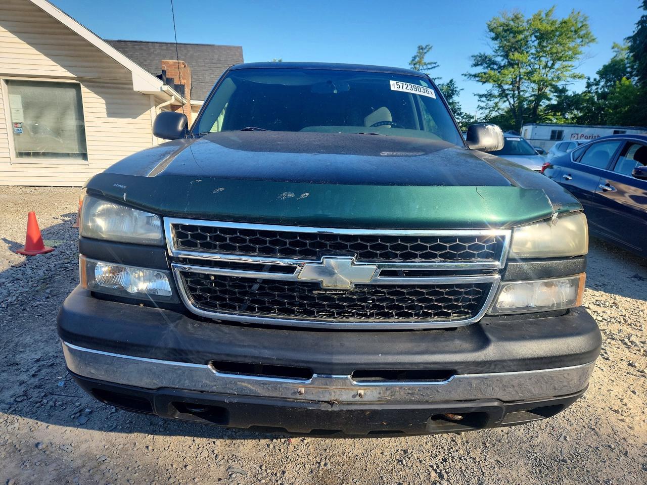 2006 Chevrolet Silverado K1500 Green vin: 1GCEK14T56E154080