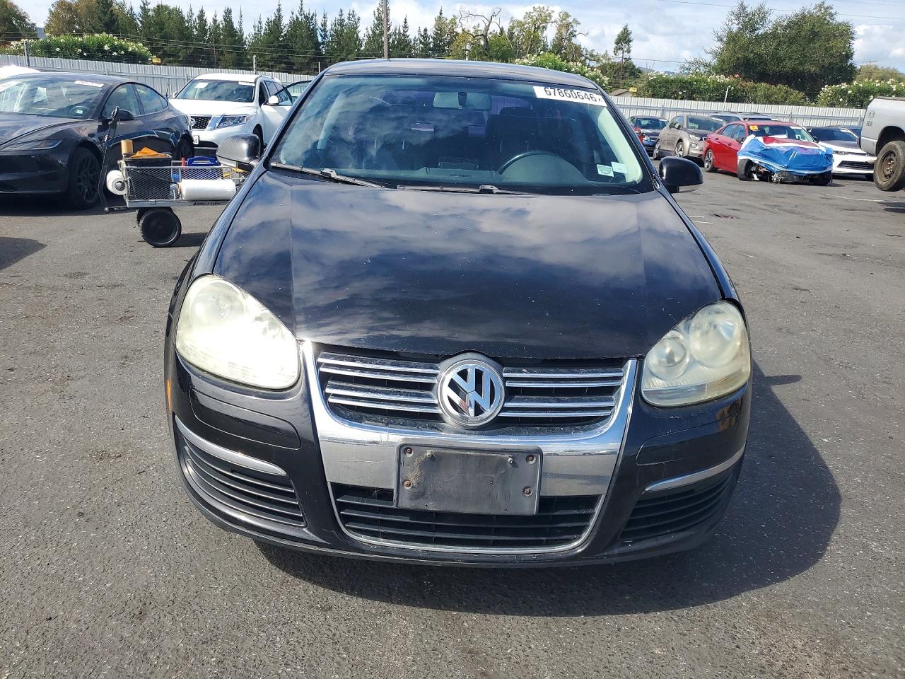2008 Volkswagen Jetta Wolfsburg Black vin: 3VWRA71K48M173779