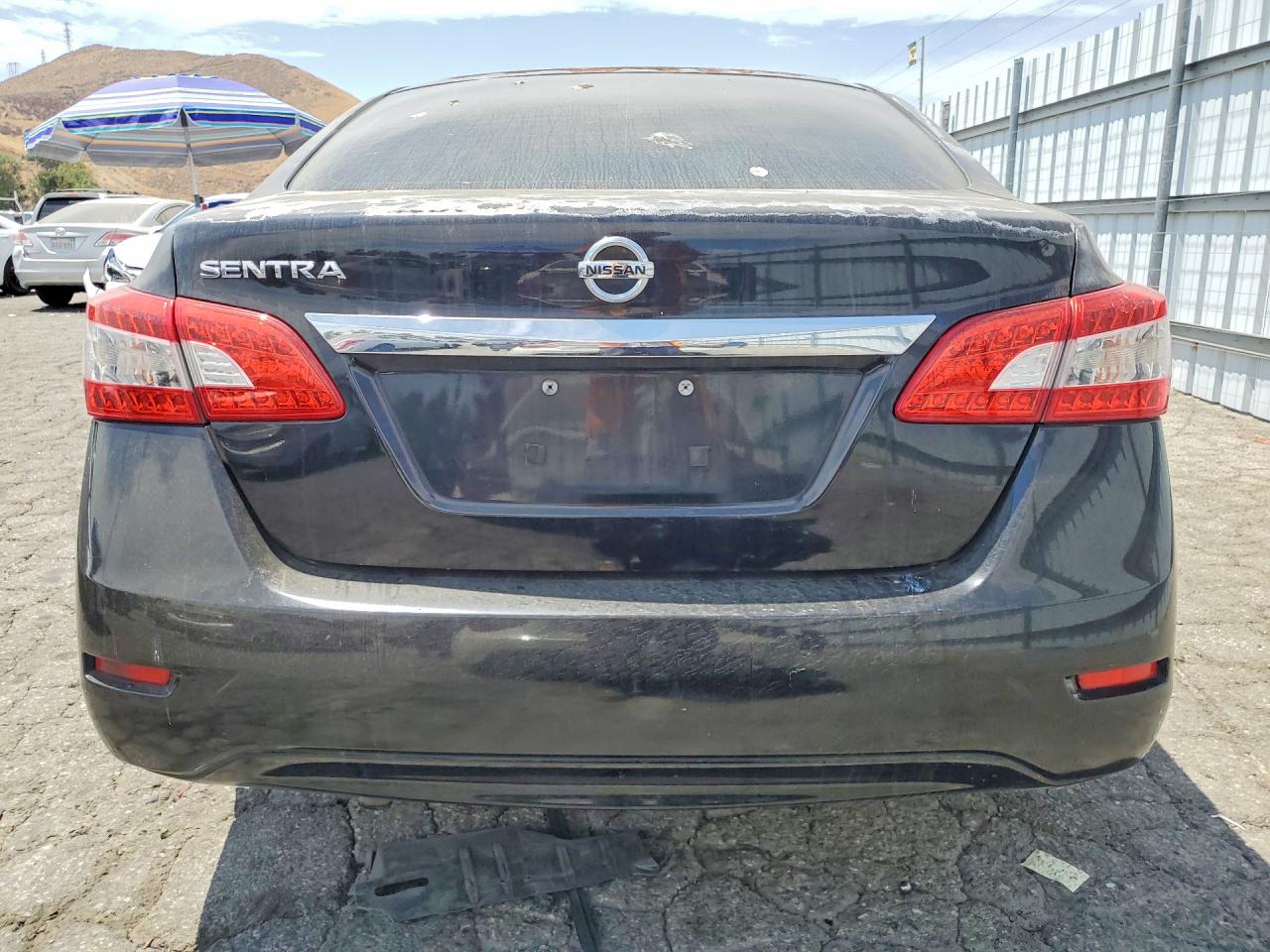 2015 Nissan Sentra S Black vin: 3N1AB7AP0FY288980
