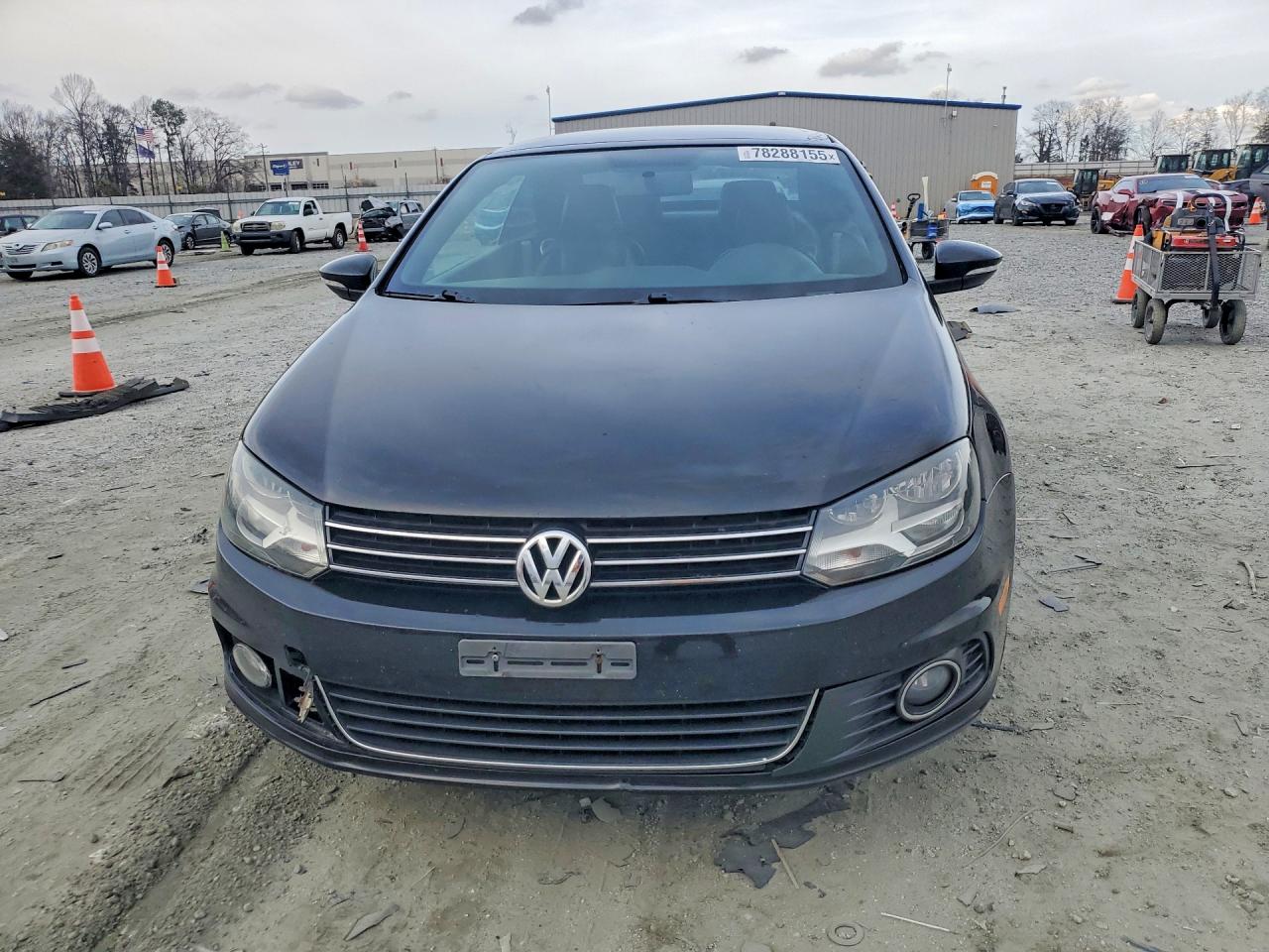 2012 Volkswagen Eos Komfort Black vin: WVWBW7AH0CV017330