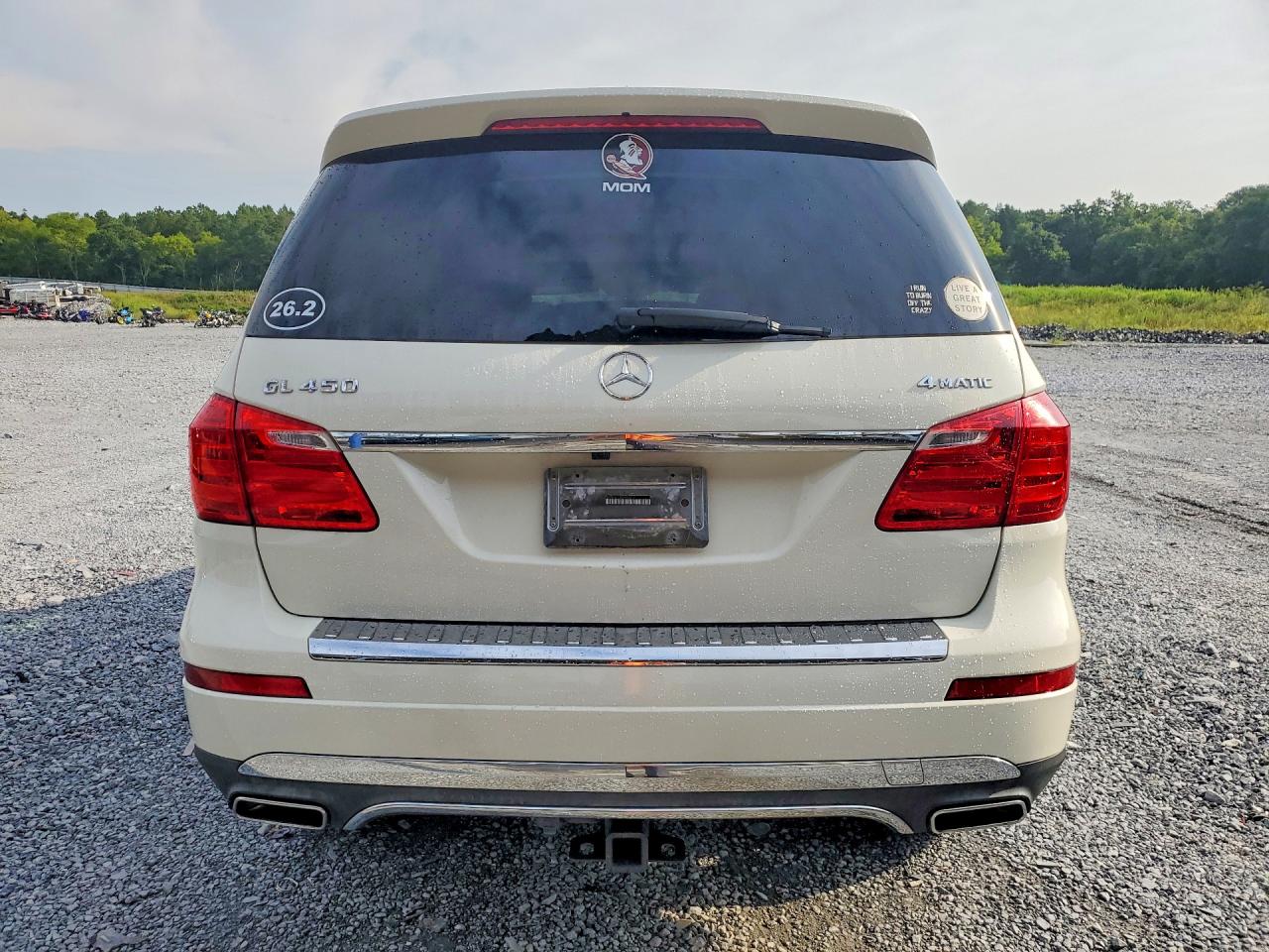 2013 Mercedes-benz Gl 450 4matic White vin: 4JGDF7CE3DA101612