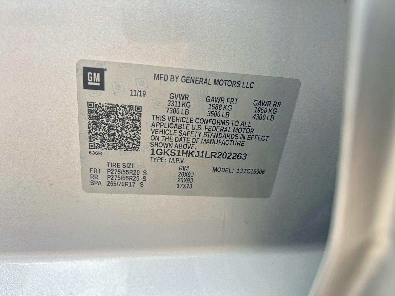 2020 Gmc Yukon Xl Denali Серебряный vin: 1GKS1HKJ1LR202263