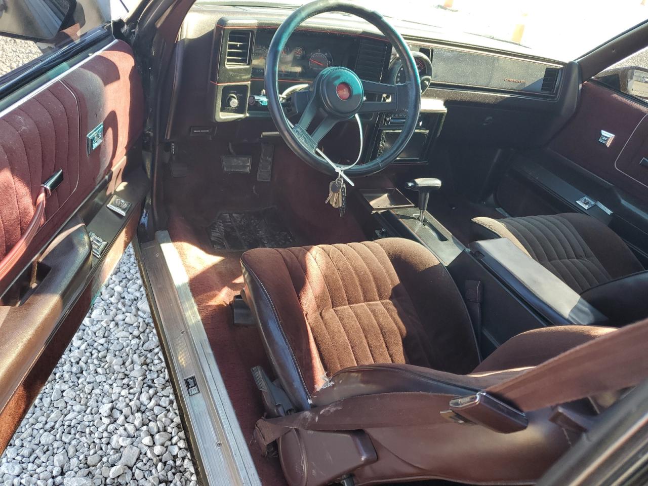 1987 Chevrolet Monte Carlo Черный vin: 1G1GZ11G6HR122321
